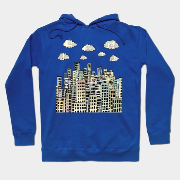 The city of paper clouds Hoodie by mangulica